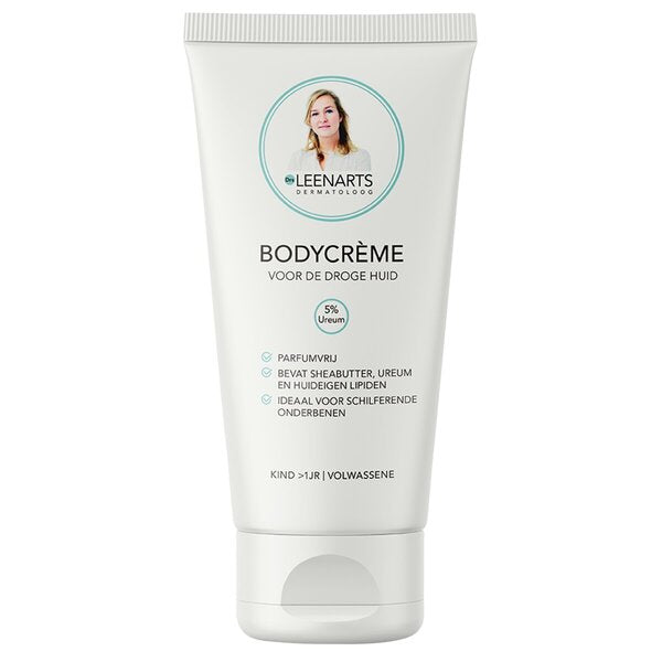 Heb jij last van schilferende, droge lichaamsdelen? Dan kan deze drs leenarts bodycrème jouw huid goed herstellen door o.a. ureum, sheabutter en niacinamide (Vitamine B3). Het hydrateert, kalmeert en herstelt de huid. 