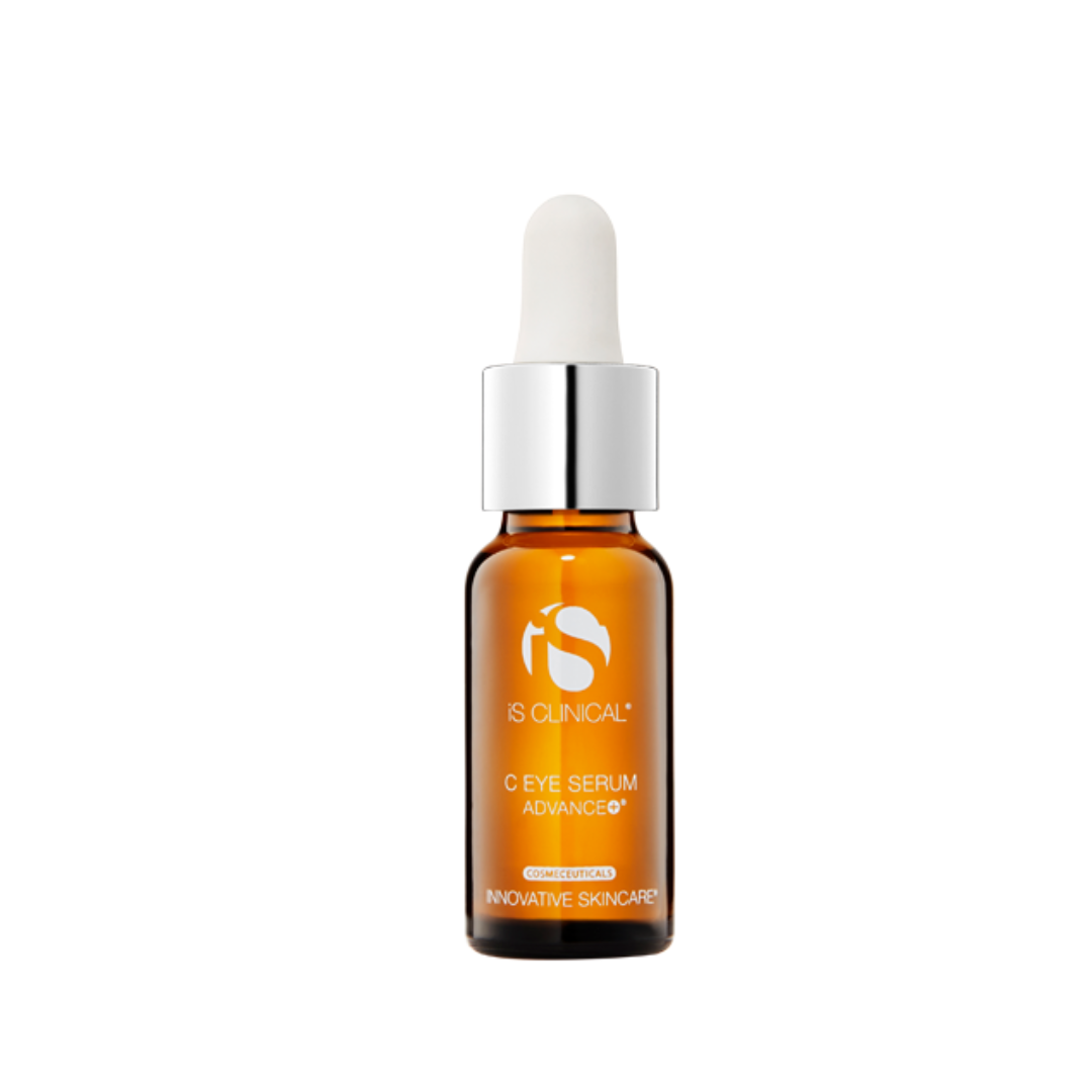 Ervaar de ultieme verjonging met het IS Clinical C-Eye Serum Advance+. Dit geavanceerde oogserum is speciaal ontwikkeld om fijne lijntjes, kraaienpootjes en donkere kringen te verminderen.  Met krachtige ingrediënten zoals 7.5% vitamine C Advanced+, 40% hyaluronzuur en copper tripeptiden. 