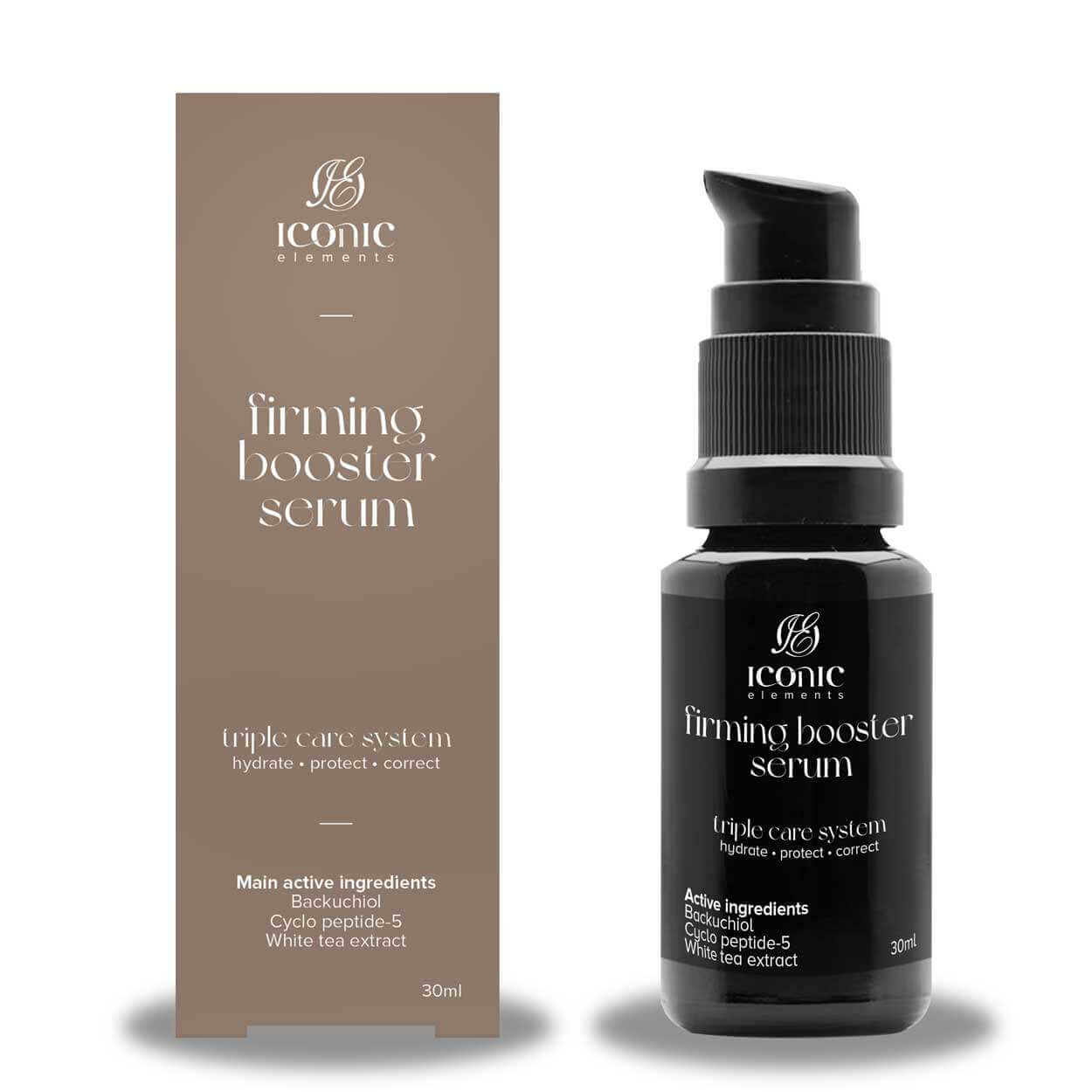 Op zoek naar een revolutionair serum dat je huid verstevigt, fijne lijntjes en rimpels vermindert, en je teint een boost geeft? Zoek niet verder!  Iconic Elements Firming Boosting Serum is de ultieme keuze voor huidverjonging en -versterking. Ontwikkeld door de gerenommeerde dermatoloog Dr. Wu, biedt dit serum een wetenschappelijk bewezen formule voor een stralende, jeugdige huid.