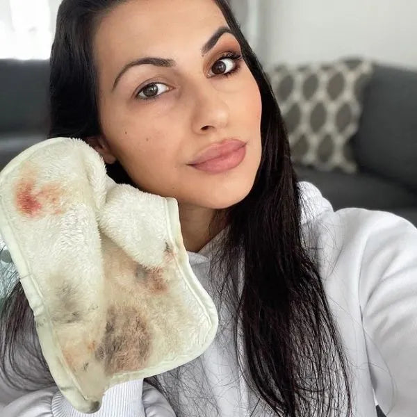 Herbruikbare gezichtsdoekje - make-up remover pad - verwijderen waterproof make-up