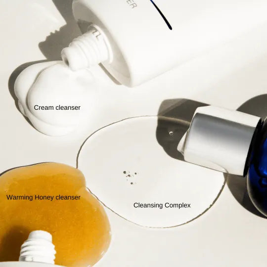 De gezichtsreinigers van IS Clinical: Cleansing Complex, cream cleanser & warming honey cleanser