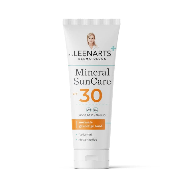 De mineral suncare spf 30 van Drs Leenarts is geschikt voor de meest gevoelige huidtype. Heb jij of je kindje last van eczeem of een zeer gevoelige huid? Dan is deze minerale zonnebrandcrème de oplossing om zonnebrand te voorkomen.