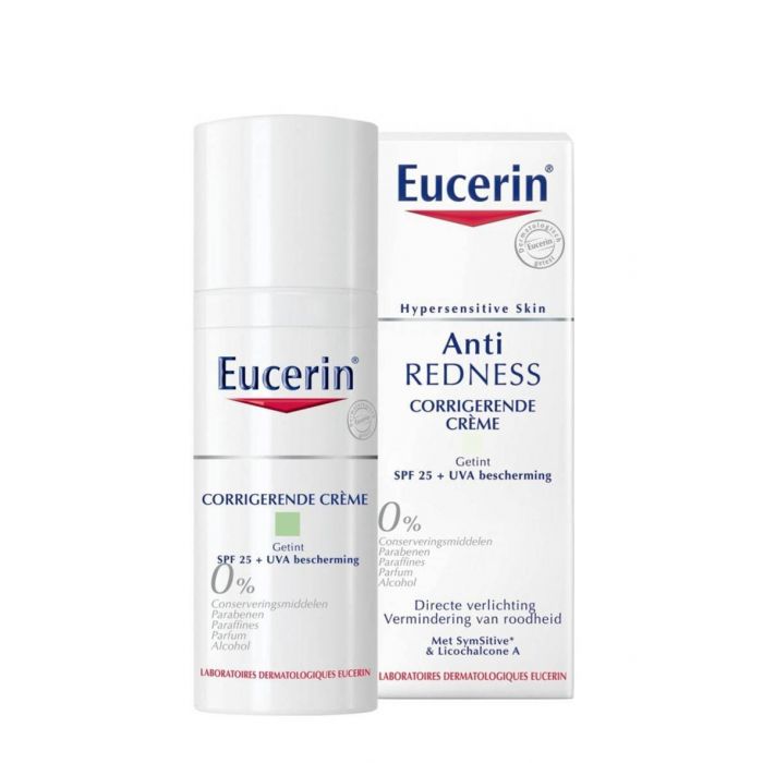 De Eucerin gevoelige huid anti-redness kalmerende crème is de perfecte crème om roodheden en een onrustige huid aan te pakken. De crème werkt effectief door het AntiRedness gamma wat werkt op 3 factoren van de overgevoelige huid.
